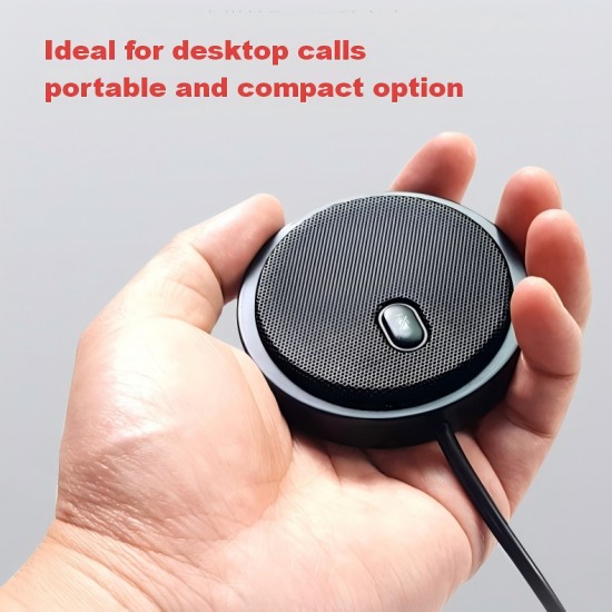 CMTECK επιτραπέζιο μικρόφωνο UM02, omnidirectional, USB, μαύρο