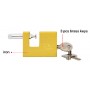 DELI λουκέτο τάκου με κλειδί DL508306, heavy duty, 60mm
