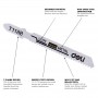 DELI σετ λάμες σέγας DH-QJT012-E4 για μέταλλο, T118B, 5τμχ
