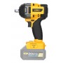 DELI κρουστικό μπουλονόκλειδο μπαταρίας DC234Z, Brushless, 20V, 850N.m, 1/2"