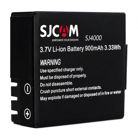 SJCAM μπαταρία για SJ4000 series action κάμερες, 900mAh