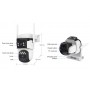 VSTARCAM smart ηλιακή κάμερα BG621DR, dual lens, 3MP, 4G, SD, PTZ, IP66