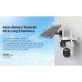 VSTARCAM smart ηλιακή κάμερα BG621DR, dual lens, 3MP, 4G, SD, PTZ, IP66