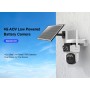VSTARCAM smart ηλιακή κάμερα BG621DR, dual lens, 3MP, 4G, SD, PTZ, IP66