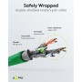 GOOBAY καλώδιο δικτύου 68289, CAT 6 S/FTP, copper, 250MHz, 1m, πράσινο