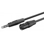 GOOBAY καλώδιο ήχου 6.35mm σε XLR 80361, 1.5m, μαύρο