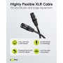 GOOBAY καλώδιο προέκτασης ήχου XLR 80038, 3m, μαύρο