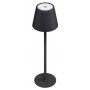 GOOBAY επιτραπέζιο φωτιστικό 77673, 3000K, dimmable, επαναφορτιζόμενο, μαύρο