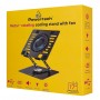 POWERTECH βάση & ψύξη laptop PT-1630 έως 17", 110mm LED fan, μεταλλική, μαύρη