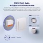 SONOFF smart διακόπτης MINIR4, 2 κανάλια, WiFi, 10A, λευκός