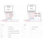 SONOFF smart διακόπτης MINI DUO, 2 κανάλια, WiFi, συμβατός με Matter, 16A, λευκός