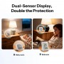SONOFF smart θερμόμετρο & υγρασιόμετρο AirGuard TH, έως 60°C, ZigBee 3.0 & Bluetooth, λευκό