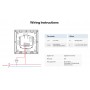 SONOFF smart επιτοίχιος διακόπτης Orb-ZBW1L, μονός, ZigBee 3.0, 6A, λευκός