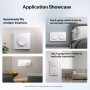 SONOFF smart επιτοίχιος διακόπτης Orb-ZBW1L, μονός, ZigBee 3.0, 6A, λευκός