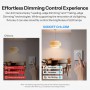 SONOFF smart επιτοίχιος διακόπτης dimmer Orb-DIM, WiFi, Matter, 400W, λευκός