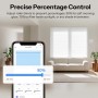 SONOFF smart επιτοίχιος διακόπτης ρολών Orb-RBS, WiFi, Matter, 1A, λευκός