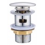 BRUNO βαλβίδα νιπτήρα Pop Up BRN-0315, 1-1/4", ανοξείδωτο ατσάλι, χρωμέ
