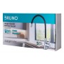 BRUNO μπαταρία πάγκου κουζίνας BRN-0292, εύκαμπτη, αναμεικτική, μαύρη