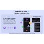 ULEFONE smartphone RugKing 5 Pro, 6.78", 8/256GB, 20000mAh, IP68/IP69K/MIL-STD-810H, μαύρο