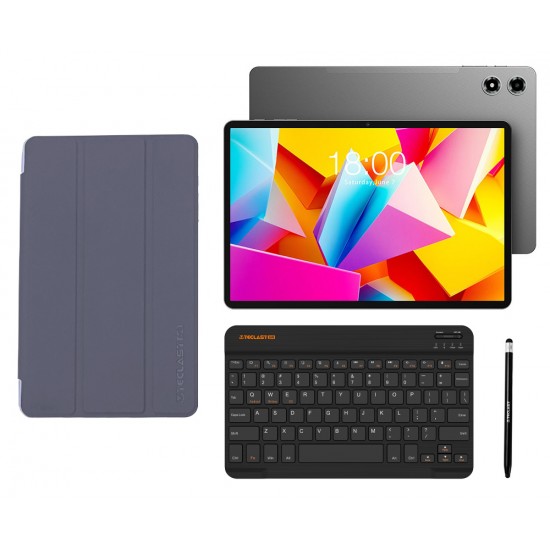 TECLAST tablet T50 Plus με πληκτρολόγιο/στυλό αφής/θήκη, 10.95", 8/128GB, 4G, Android 16, 8000mAh, γκρι