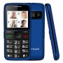 POWERTECH κινητό τηλέφωνο Sentry Eco V2, dual SIM, πλήκτρο SOS, μπλε