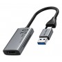 CABLETIME video capture CT-ACHC3-AG, HDMI/USB & USB-C, 4K/30Hz, γκρι