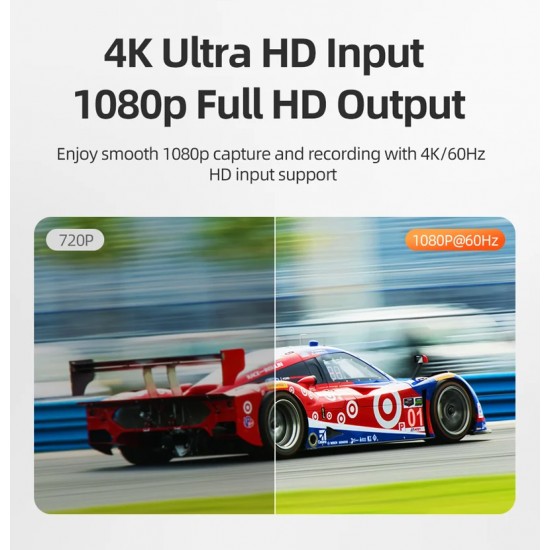 CABLETIME video capture CT-ACHC3-AG, HDMI/USB & USB-C, 4K/30Hz, γκρι