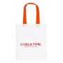 CABLETIME τσάντα CT-BAG, 33.5x38.5cm, λευκή