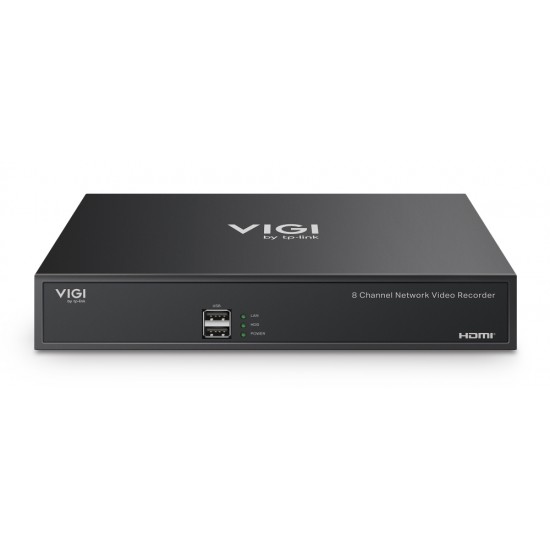 TP-LINK NVR καταγραφικό VIGI NVR1008H, 8MP, 8 κανάλια, V2.30