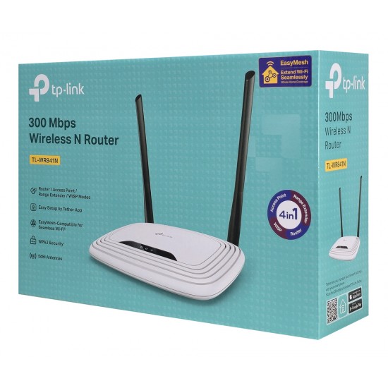 TP-LINK router TL-WR841N, 300Mbps, V14.20