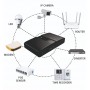 POWERTECH mini DC UPS PT-1634, 36W, 20000mAh, 3x DC, USB/USB-C, PoE/LAN, μαύρο