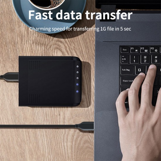 CABLETIME καλώδιο USB-C σε USB CT-C160-U33-CMAMN, 3A, 5Gbps, 3m, μαύρο