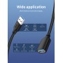 CABLETIME καλώδιο προέκτασης USB CT-C160-U3-AMAFN, 5Gbps, 2m, μαύρο