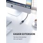 CABLETIME καλώδιο προέκτασης USB CT-C160-U3-AMAFN, 5Gbps, 2m, μαύρο