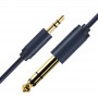 CABLETIME καλώδιο ήχου 3.5mm σε 6.3mm CT-AV321-H11G, 1.8m, μαύρο