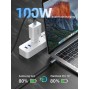 CABLETIME καλώδιο USB-C CT-C160-PU31-CMCM2, USB 3.2, 100W, 20Gbps, 4K, 1.5m, μαύρο