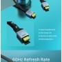 CABLETIME καλώδιο HDMI 2.1 CT-HD8K, 8K/60Hz, 48Gbps, 28AWG, 2m, μαύρο