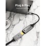 CABLETIME αντάπτορας USB-C σε HDMI CT-C160-PU31-CMHDFN1, 4K/60Hz, 0.15m, μαύρος
