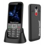 POWERTECH κινητό τηλέφωνο Sentry 3.36, 3.36", dual SIM, πλήκτρο SOS, μαύρο