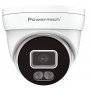 POWERTECH υβριδική κάμερα CCTV PT-1586 με μικρόφωνο & Full Color λειτουργία, 8MP, 2.8mm, IP67