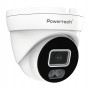 POWERTECH υβριδική κάμερα CCTV PT-1586 με μικρόφωνο & Full Color λειτουργία, 8MP, 2.8mm, IP67