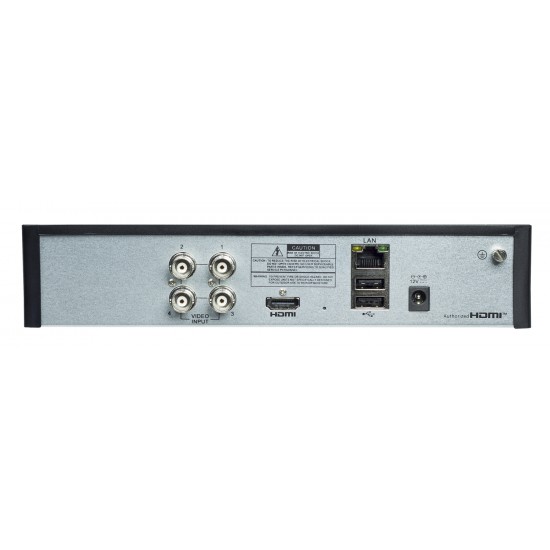 POWERTECH XVR υβριδικό καταγραφικό PT-1595, 5MP, H.264/H.265, 4 κανάλια