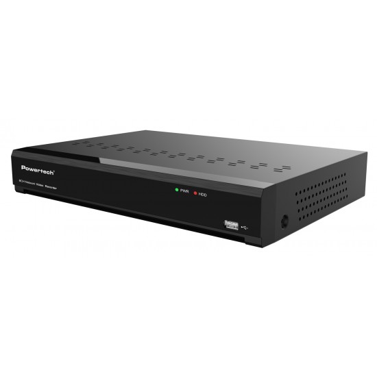 POWERTECH NVR καταγραφικό PT-1598, 8MP, H.264+/H.265+, 8 κανάλια