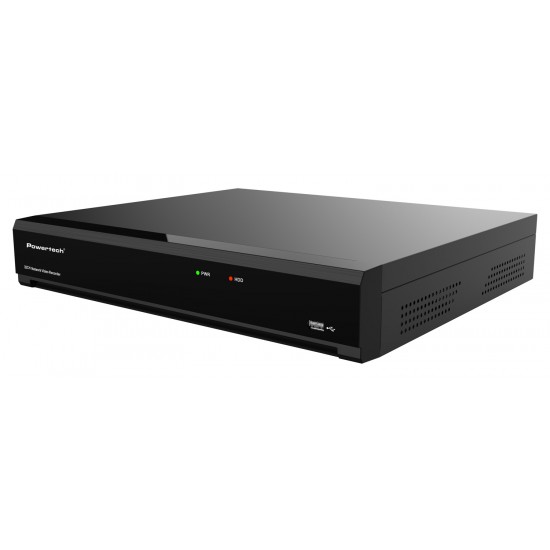 POWERTECH NVR καταγραφικό PT-1600, 12MP, H.264+/H.265+, 32 κανάλια