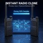 ALERVITES ασύρματος πομποδέκτης AT2, 2W, UHF 400-480MHz, Bluetooth, γκρι