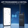 ALERVITES ασύρματος πομποδέκτης AT2, 2W, UHF 400-480MHz, Bluetooth, γκρι