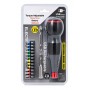 POWERTECH κατσαβίδι μπαταρίας με μύτες PT-1644, LED φακός, 1800mAh