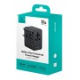 USAMS φορτιστής/αντάπτορας πρίζας CC334, USB & 3x USB-C, universal, 100W, GaN, μαύρος