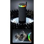 USAMS φορητό ηχείο YX018 με LED φωτισμό, 2x 5W, Bluetooth, 1500mAh, μαύρο