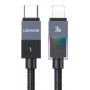 USAMS καλώδιο Lightning σε USB-C SJ776, 30W, 480Mbps, 1.2m, μαύρο